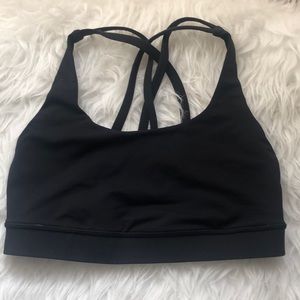 lululemon black sports bra